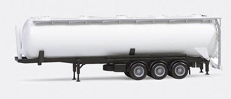 Remolque Silo 60 m3 Trailer sin decoración Herpa 1/87 