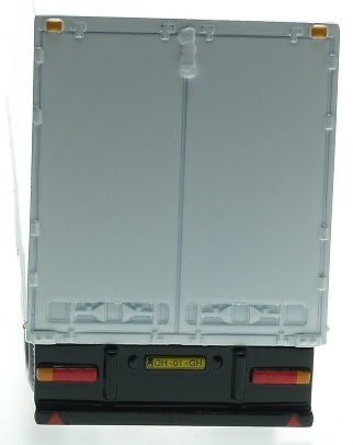 Remolque Trailer Caja Cerrada Blanca Liontoys 1/50 