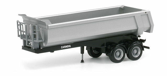 Remolque Volquete Carnehl Trailer 2 ejes Herpa 076036 escala 1/87 