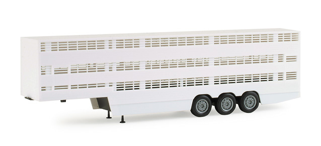Remolque transporte animales 1/87 Herpa 
