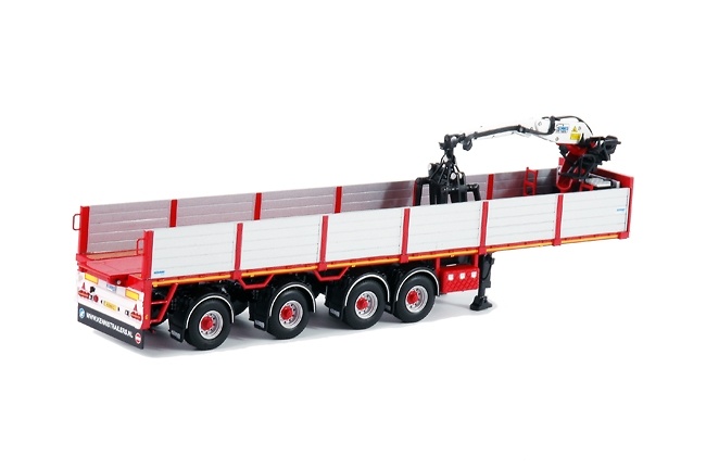 Remolque transporte piedras 4 ejes, WSI Collectibles 1/50 - 1075 