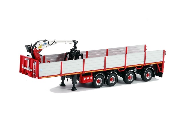 Remolque transporte piedras 4 ejes, WSI Collectibles 1/50 - 1075 