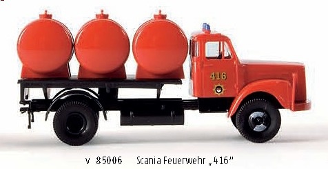 SCANIA Bomberos 416 Brekina 1/87 