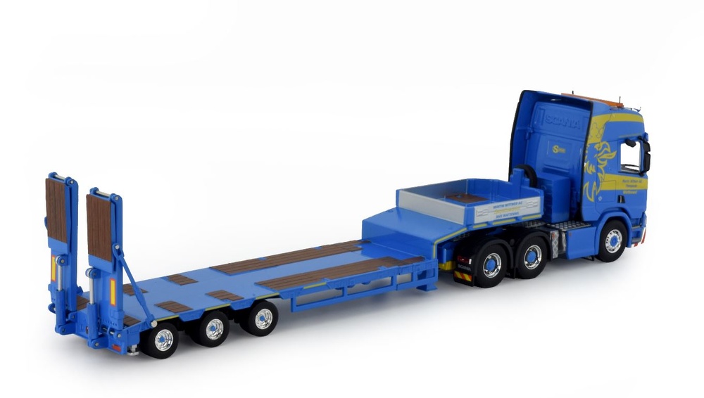 Scania + plataforma baja Martin Wittwer Transport Tekno 80851 