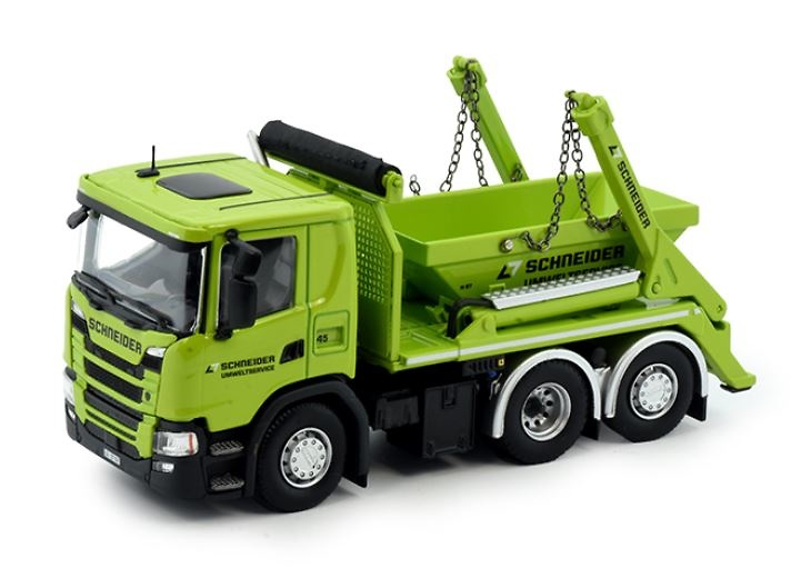 Scania Next Gen G + contenedor escombros Tekno 82605 escala 1/50 