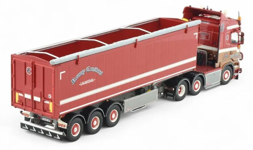 Scania R + semi remolque Stas kipper Ronny Ceusters Tekno 87454 escala 1/50 