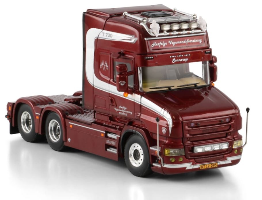 Scania T6 Torpedo Topline 6x2 Herfolge Vogmandsforretning Wsi Models 01-4685 escala 1/50 