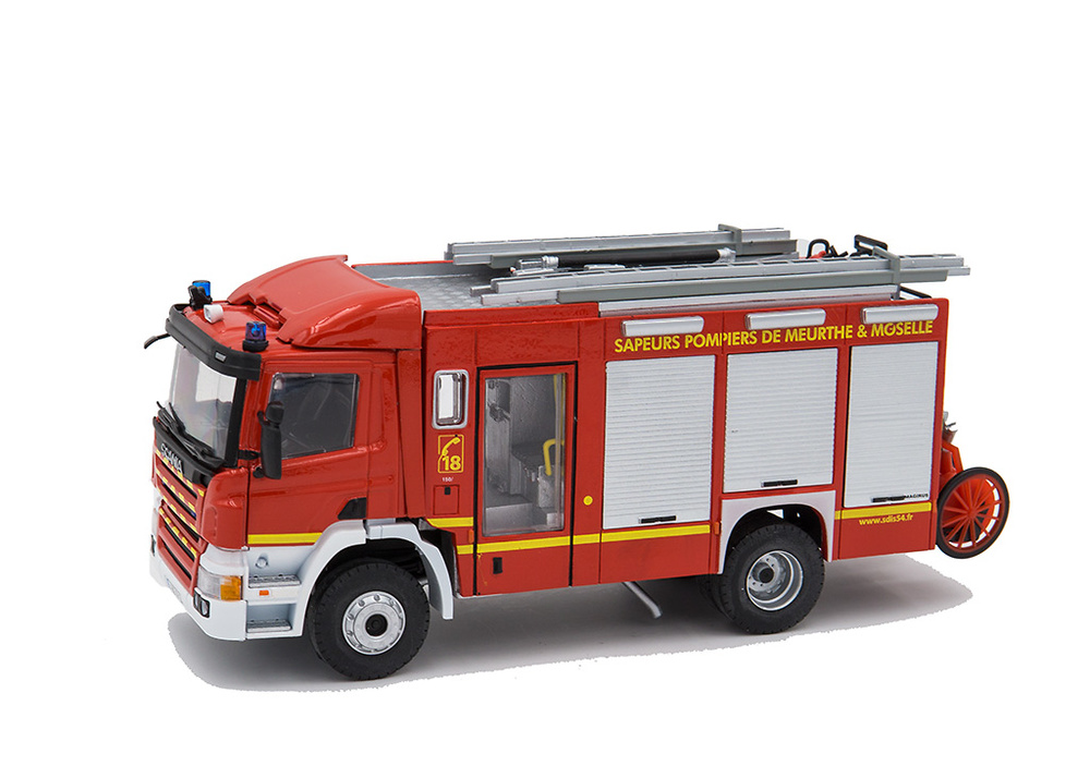 Scania cabina corta bomberos Eligor 114048 escala 1/43 