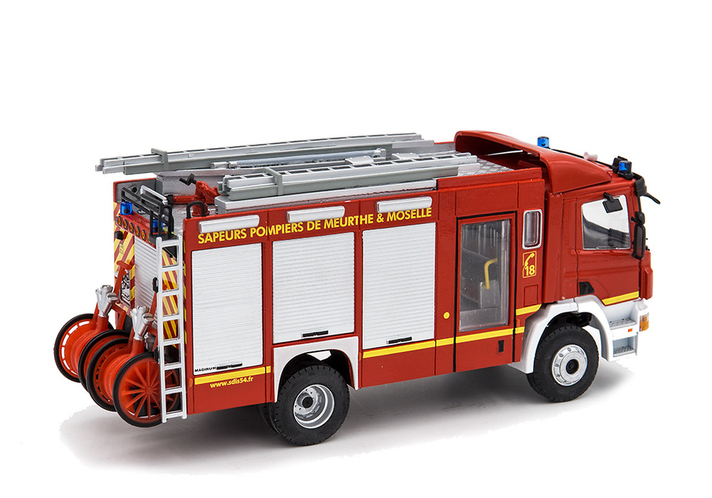 Scania cabina corta bomberos Eligor 114048 escala 1/43 