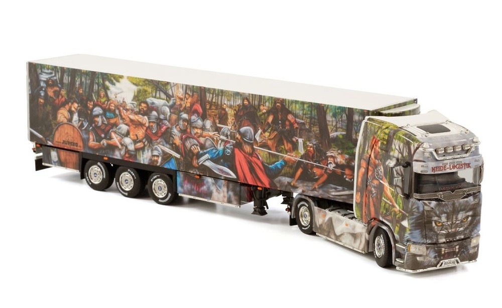 Scania s Highline cs20h 4x2 Heide logistica Wsi Models escala 1/50 