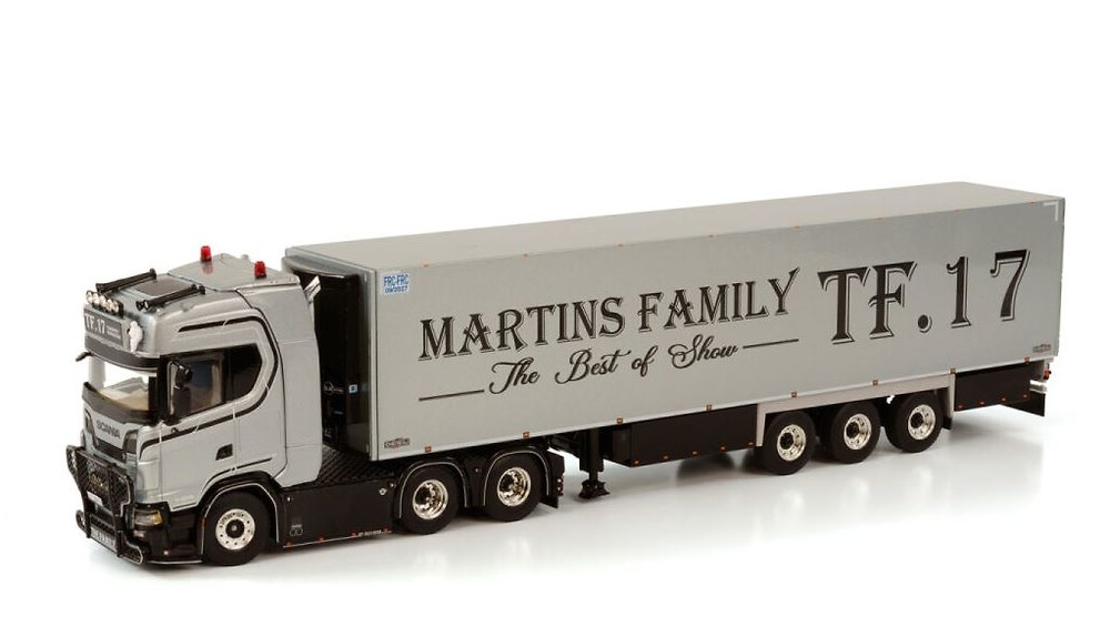 Miniatura camion Scania s Highline cs20h TF 17 Wsi Models 3743 escala 1/50 