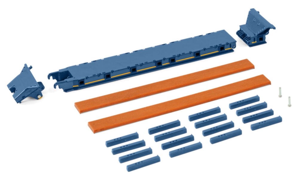 Scheuerle Inter Combi set plataforma baja Wsi Models B.V. 04-2185 escala 1/50 