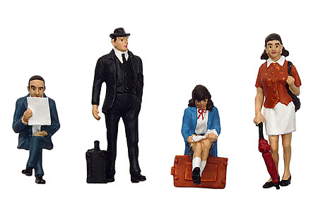 Set Viajeros Schuco 1/43 