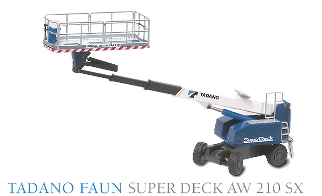 TADANO FAUN Super Deck AW210SX Plt. Conrad 1/50 
