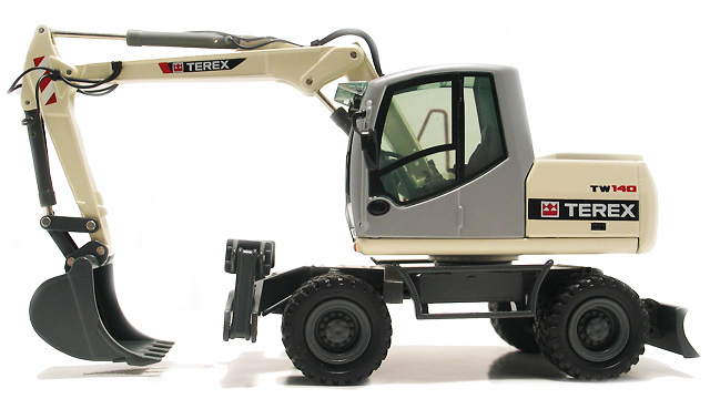TEREX TW 140 Excavadora Giratoria Ruedas NZG 1/50 