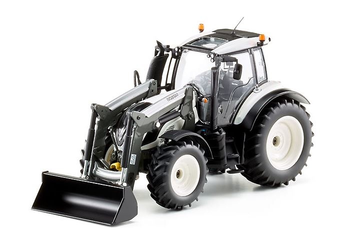 Maqueta Tractor Valtra T174 con cargadora frontal Wiking 77815 escala 1/32 