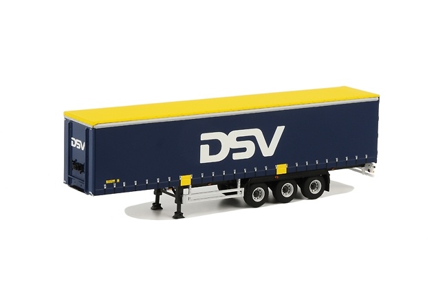 Trailer tautliner (3 ejes) DSV, Wsi Collectibles 1/50 1017 