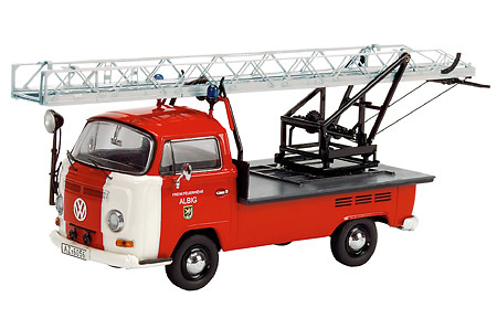 VW Bus T2a Bomberos Schuco 1/43 