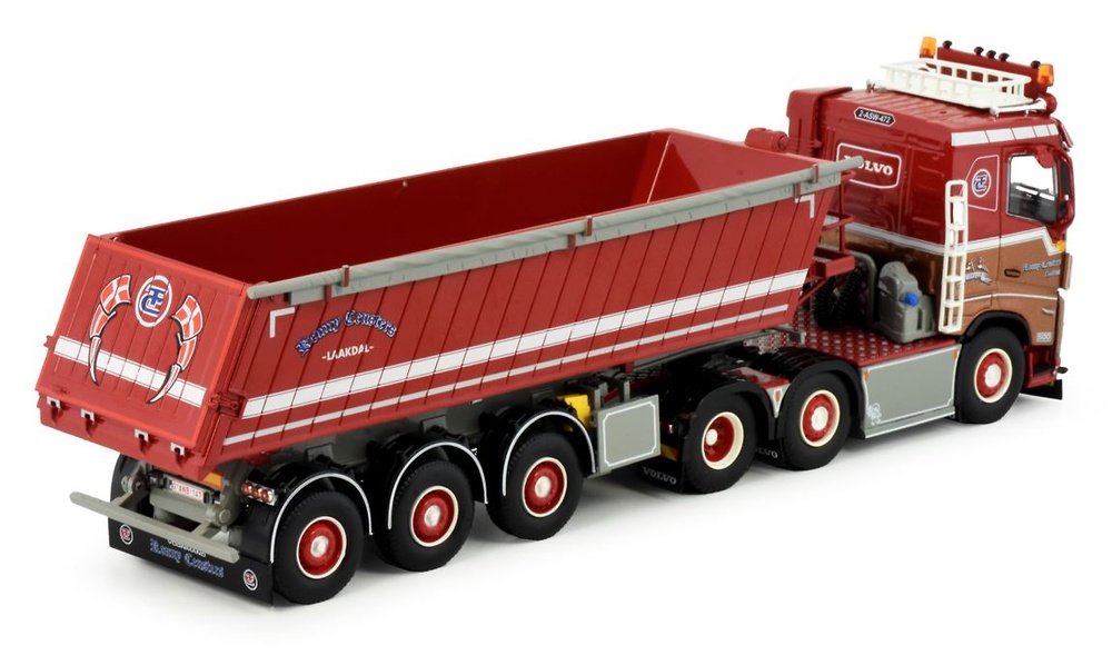 Volvo FH05 + semil remolque volquete - Ronny Ceusters Tekno 83727 escala 1/50 