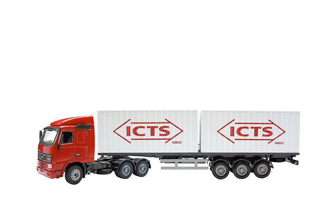 Volvo FH12-460 con portacontenedores Joal 341 escala 1/50 