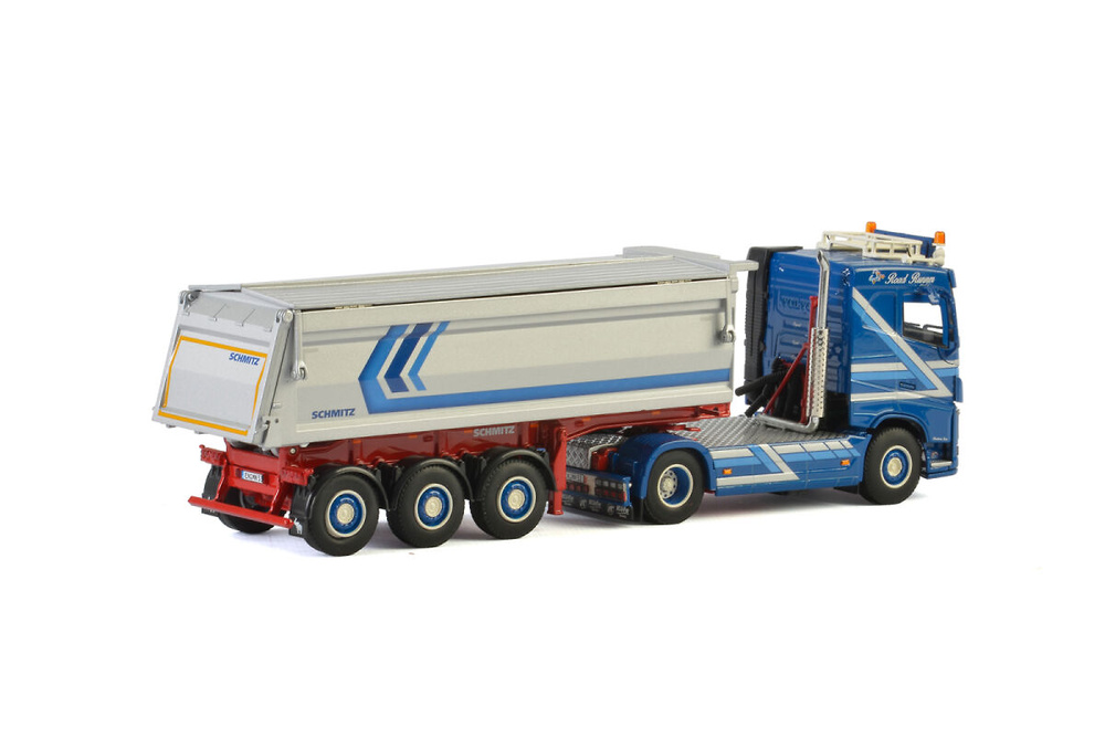 Volvo FH4 Sleeper Cab 4x2 remolque volquete 3 ejes Wsi Models escala 1/50 