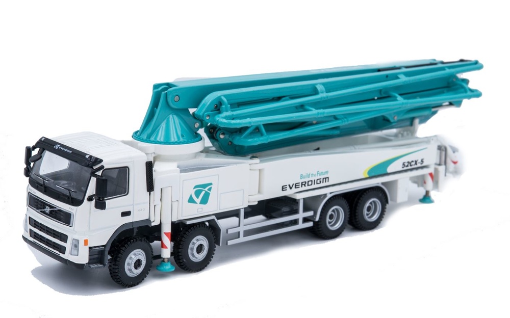 Volvo FM 440 + bomba hormigon EVERDIGM 52cx-5 escala 1/50 