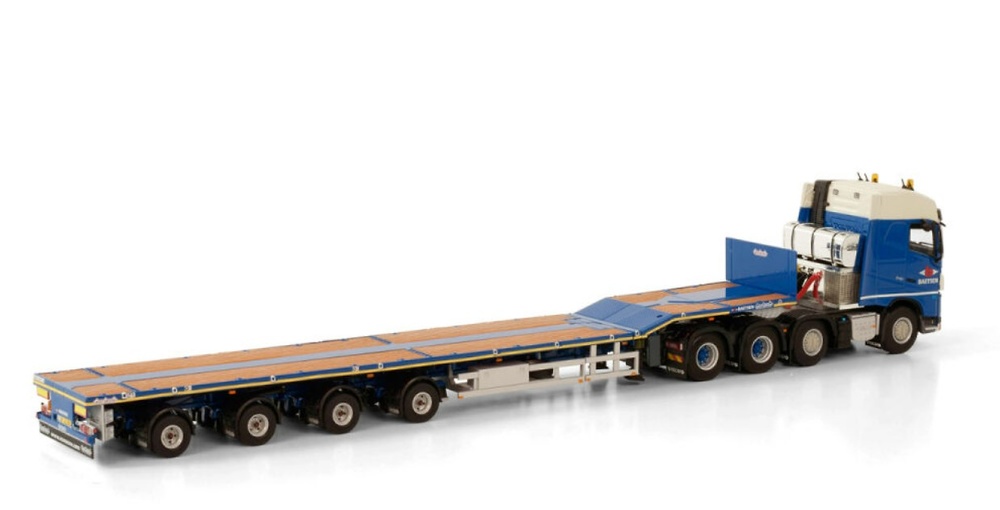 Volvo fh4 8x4 globetrotter + telestep trailer - baetsen - Wsi Models 3672 