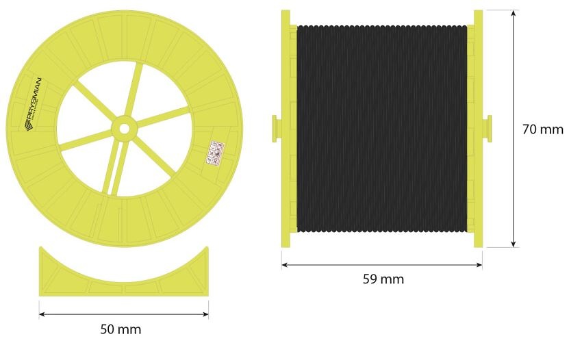 bobina cable - Wsi Models 12-2011 a escala 1/50 