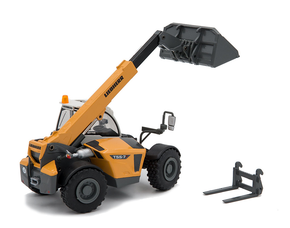 cargadora telescopica Liebherr T55-7s Conrad Modelle 2452 escala 1/50 
