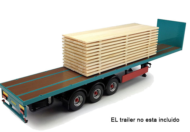 pila de tableros de madera Tekno 68100 escala 1/50 