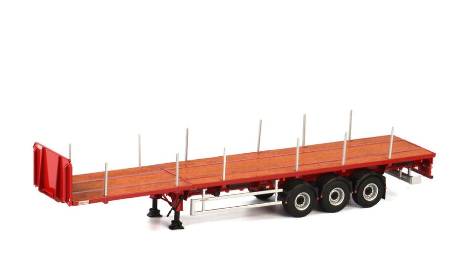 semirremolque plataforma 3 ejes Wsi Models 04-1137 escala 1/50 