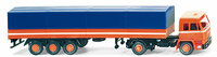 Buessing BS16L Camion Trailer, Wiking 8493938 escala 1/87