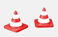 Conos de obra 10 ud Nzg Modelle 506/04 escala 1/50