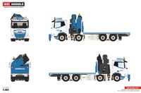 Daf XD SL 8x2 + Grua Palfinger PK 480 Hameren NL Wsi Models 01-5072 escala 1/50