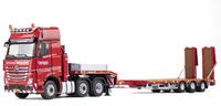 Mercedes Actros 6x2 Gigaspace - Nooteboom MCOS 3-axle + rampas Imc Models 588.44.79 escala 1/50