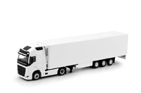Miniatura camion Volvo FH5 con semirremolque frigo - Tekno 85271-1 escala 1/87