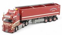 Scania R + semi remolque Stas kipper Ronny Ceusters Tekno 87454 escala 1/50