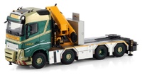 Volvo FH5 Globetrotter 8x2 + Palfinger pk 92002 SH + Jib  Bolk Wsi Models 01-4392 escala 1/50 