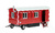 Remolque Caseta Obra Rojo Nzg Modelle 505/10 escala 1/50