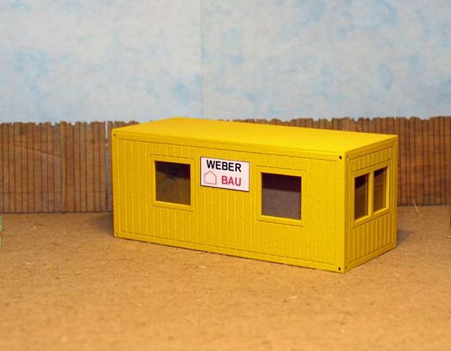Bürocontainer Bausatz, Zapf-Modell 5007801 Maßstab 1/50 