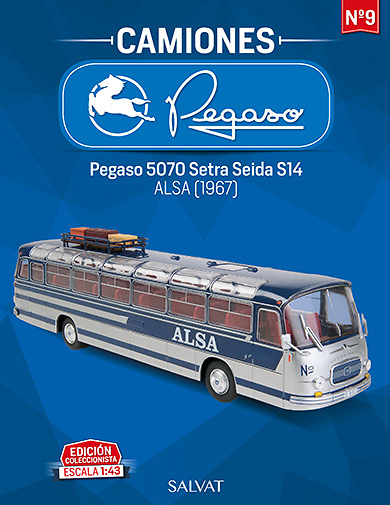 Bus Pegaso 5070 Setra Seida s14 - Sammlung Salvat Maßstab 1:43 