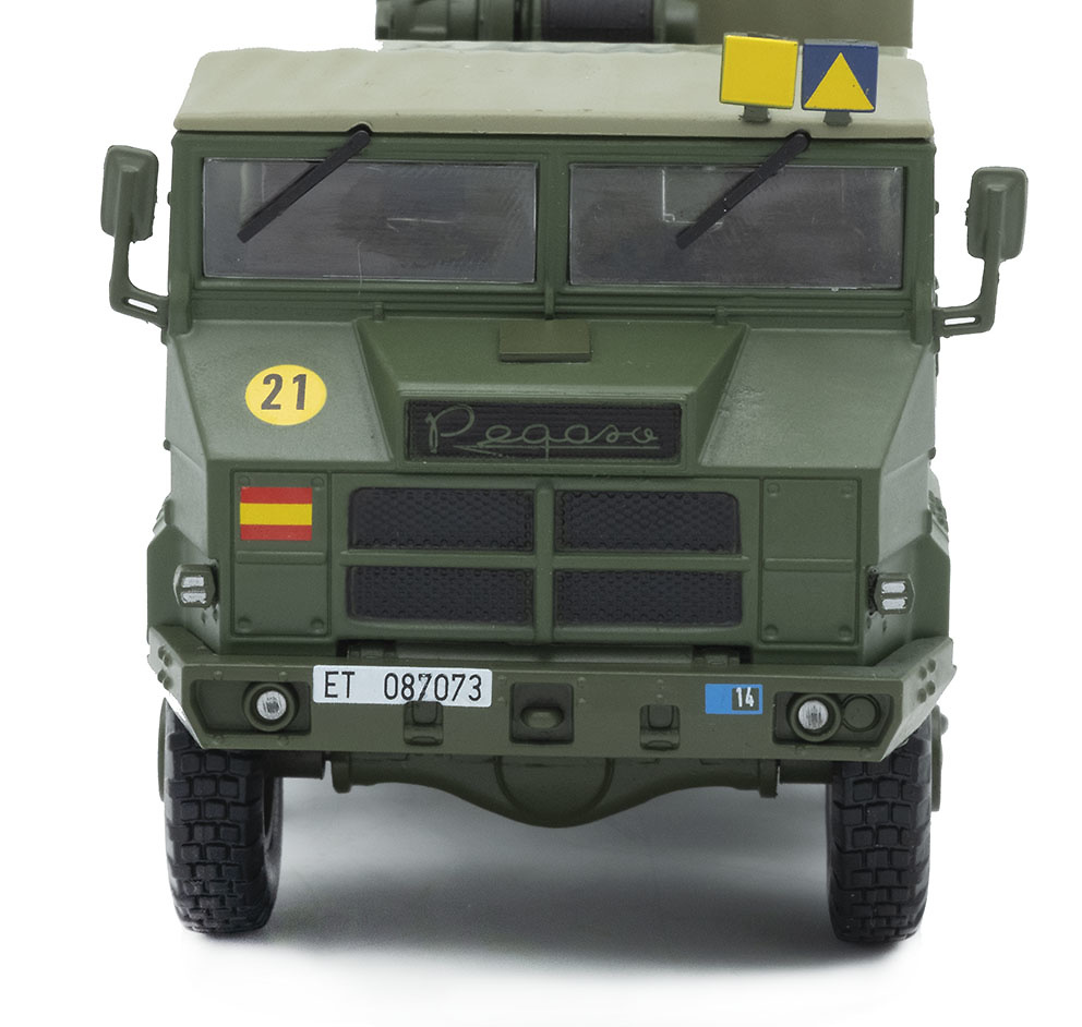 Camión Pegaso 7323, División Acorazada nº 1 Brunete, Ejército de Tierra, 1990, 1/43, Salvat 