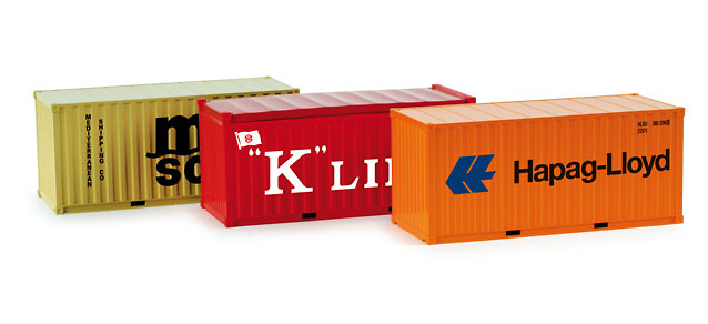 Container-Set 3x20 ft. 