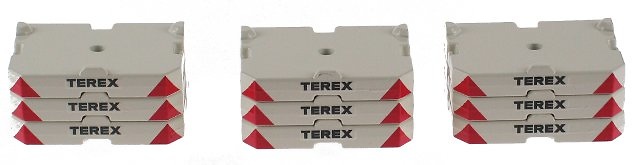 Contrapesos para CC8800 Terex, Conrad 1/50 