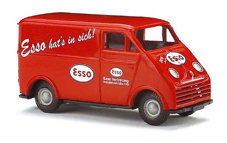 Busch 40917 DKW 3 Importado de Alemania Escala H0/ 1:87, Incluye 6 Botellas de Leche Furgoneta del lechero Miniatura