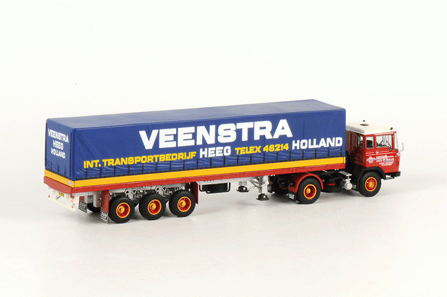 Daf 2600 Classic Huifoplegger Veenstra Heeg, Wsi Models 14-1007 