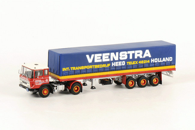 DAF 2600 Classic Huifoplegger Veenstra Heeg, Wsi Models 1/50 14-1007 