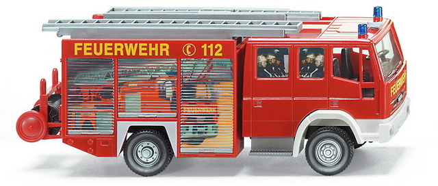 Feuerwehr - LF 16/12 Iveco EuroFire Wiking 6110337 Masstab 1/87 