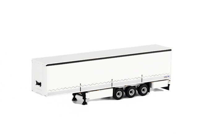 Curtainside Trailer with side boards Wsi Models 1073 Masstab 1/50 