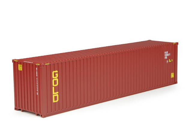 Gold container 45 ft. container Tekno 64550 Masstab 1/50 